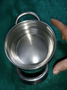 Vintage Stainless Steel Pot