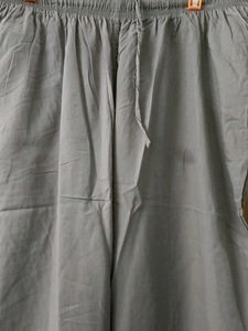 Grey Cotton Pants.