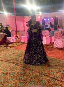 Elegant Purple Lehenga Choli Set