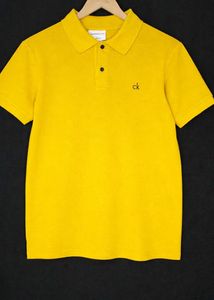 Calvin Klein Yellow Polo Shirt