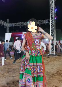 ✨ Multicolour Traditional Gujarati Chaniya choli