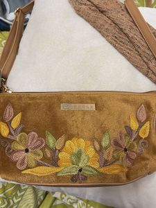 Caprese Embroidered Clutch