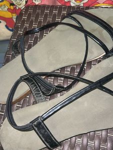 Black Strappy Flat Sandals – SALE‼️