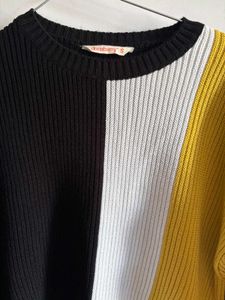Colorblock Knit Sweater