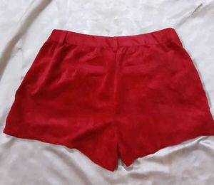Vibrant Red Women's Shorts