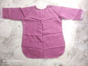 Elegant Embroidered Pink Kurta