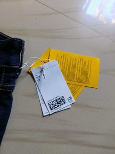 Flared Blue Denim Jeans