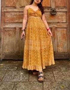 Westside Brand Boho Tiered Maxi Dress