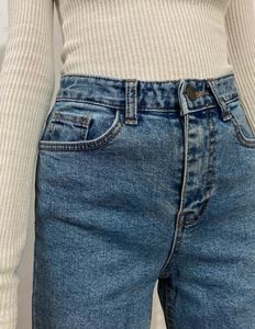 Mid-Waisted Flared Denim Jeans