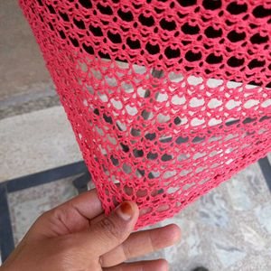 Crochet Knit Mini Dress