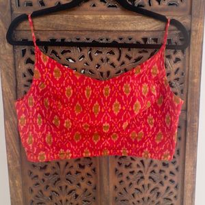 Brand New Without Tag Fabindia Silk Blouse
