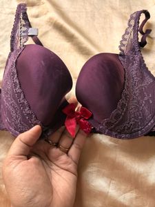 Elegant Lace Padded Bra