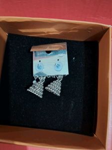 cute silver designer earrings