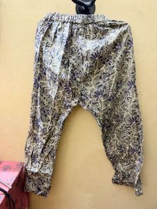Grey Floral Print Kurta