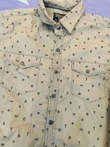 Patterned Button-Down Shirt