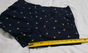UNIQLO Mid-Rise Printed Micro Chino Shorts