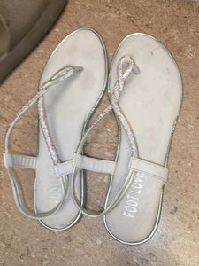 Sparkly Thong Sandals