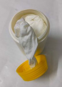White &amp; Yellow Travel Mug