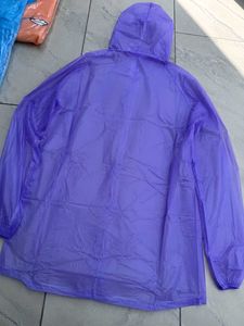 OFFER 😮😮🔥Purple  unisex Raincoat Set