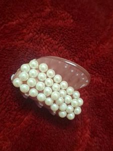 Exquisite Pearl Embellished Heart Ring