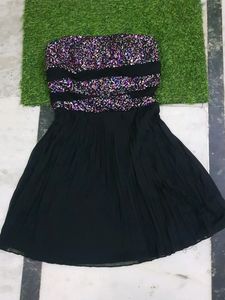 Sparkly Strapless Party Dress