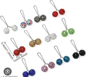 Colorful Crystal Hijab Pins 4 Pin