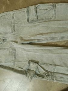 Acid Wash Cargo Pants