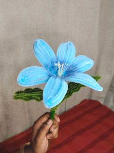 Blue Pipecleaner Flower🩵