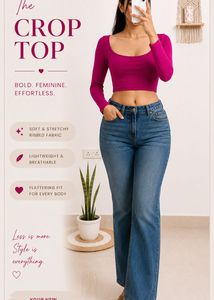 bershka magenta top