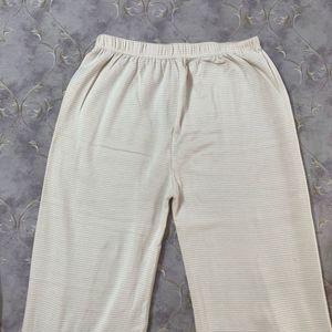 Comfortable Cream Pyjama