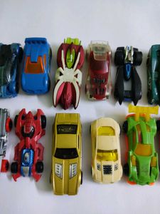 Collection of hot wheels cars