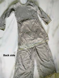 Frock Plazzo Dupatta Set , party wear, Festival