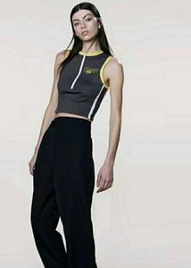H&amp;M Zip-Front Sporty Top