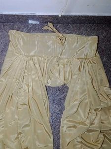 cream silk salwar kameez set