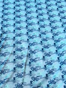 Light Blue Printed Maxi / nighty
