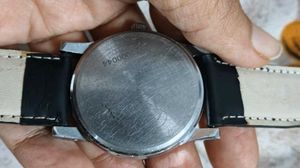 Maxima Men's Black Dial Watch