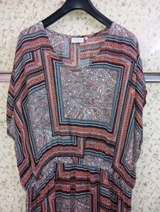 KAFFE Boho Print Maxi Dress