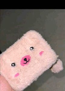 Cute Fluffy Teddy Bear Pouch