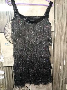 Katrina Kaif's Sparkly Fringe Flapper Dress