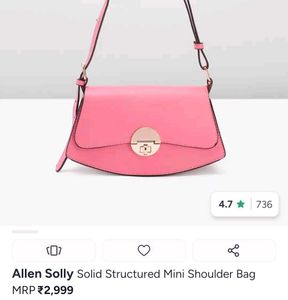 Allen solly adjustable length  shoulder bag