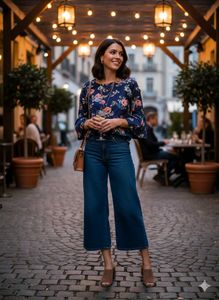 🌺 Vianca Floral Bell-Sleeve Top 🌸
