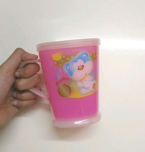 Cute kids pink mug