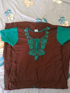 Embroidery Nighty Aviska Brand (New)