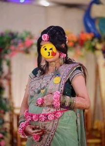 Baby Pink Floral Jewellery Set for Women