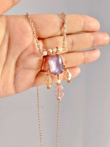 Crystal Rose Gold Necklace ANTI TARNISH