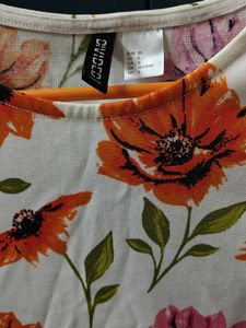 Chic Floral Print A-Line Dress