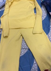Yellow Kurta Set with Pants