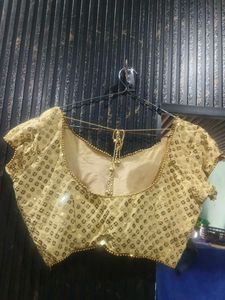 Stunning Orange &amp; Gold Brocade Skirt