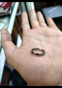Band Ring Plan Round Pure Silver 925