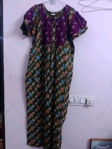 Comfortable Printed Nightgown,wore once
